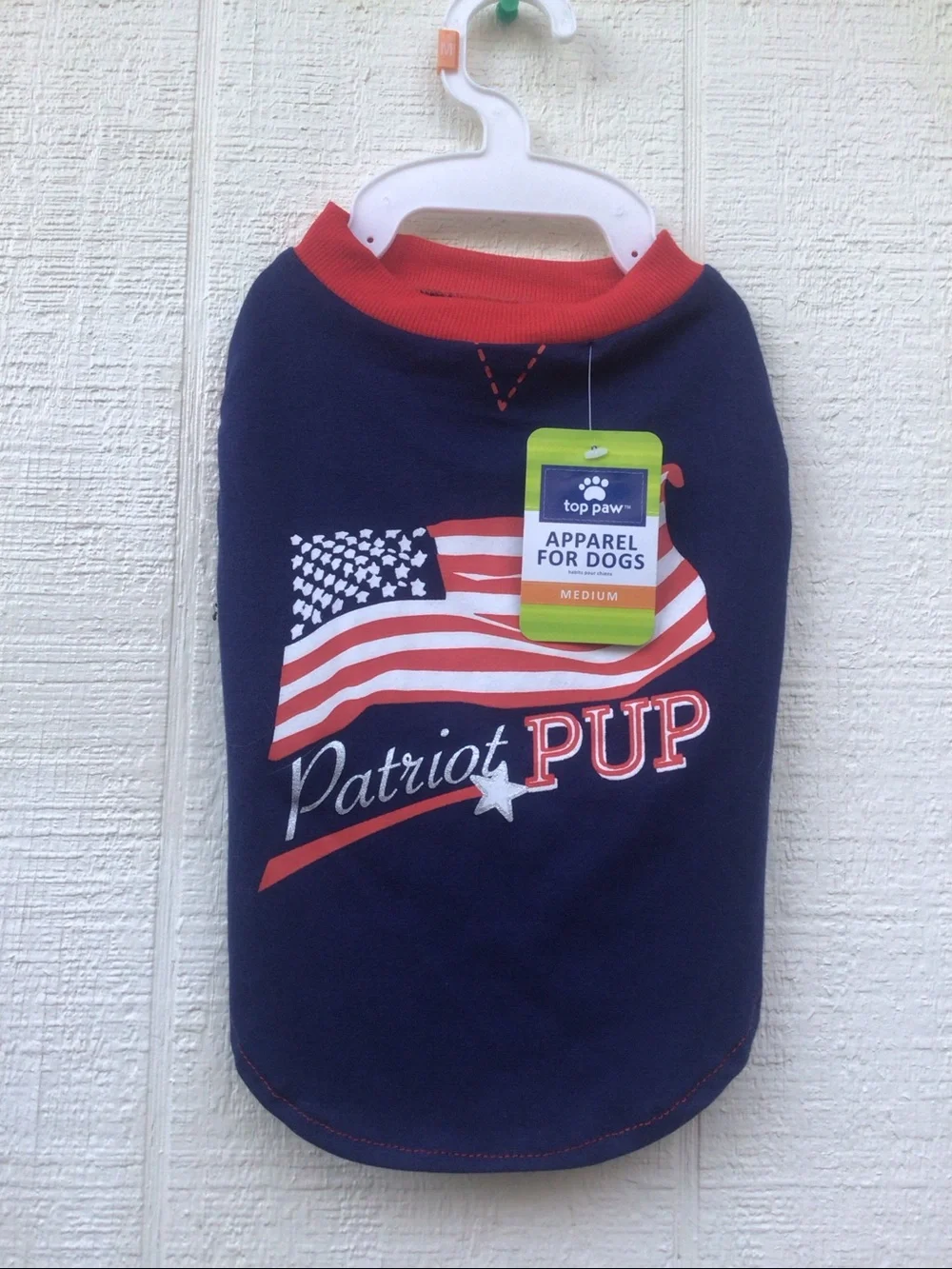 Patriot Pup tee size Medium by Top Paw